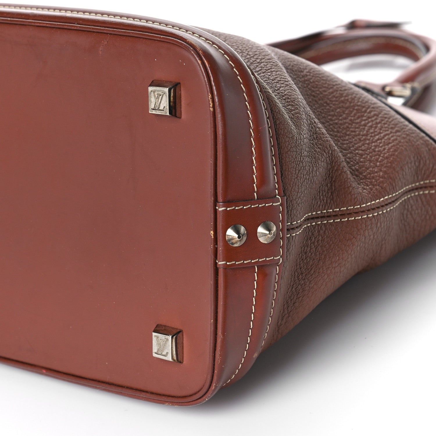 Louis Vuitton Suhali Lockit MM Sienne 8 of 9