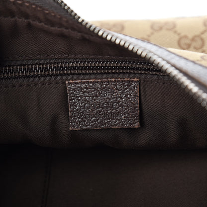 Gucci Monogram Medium Half Moon Hobo Dark Brown 6 of 13