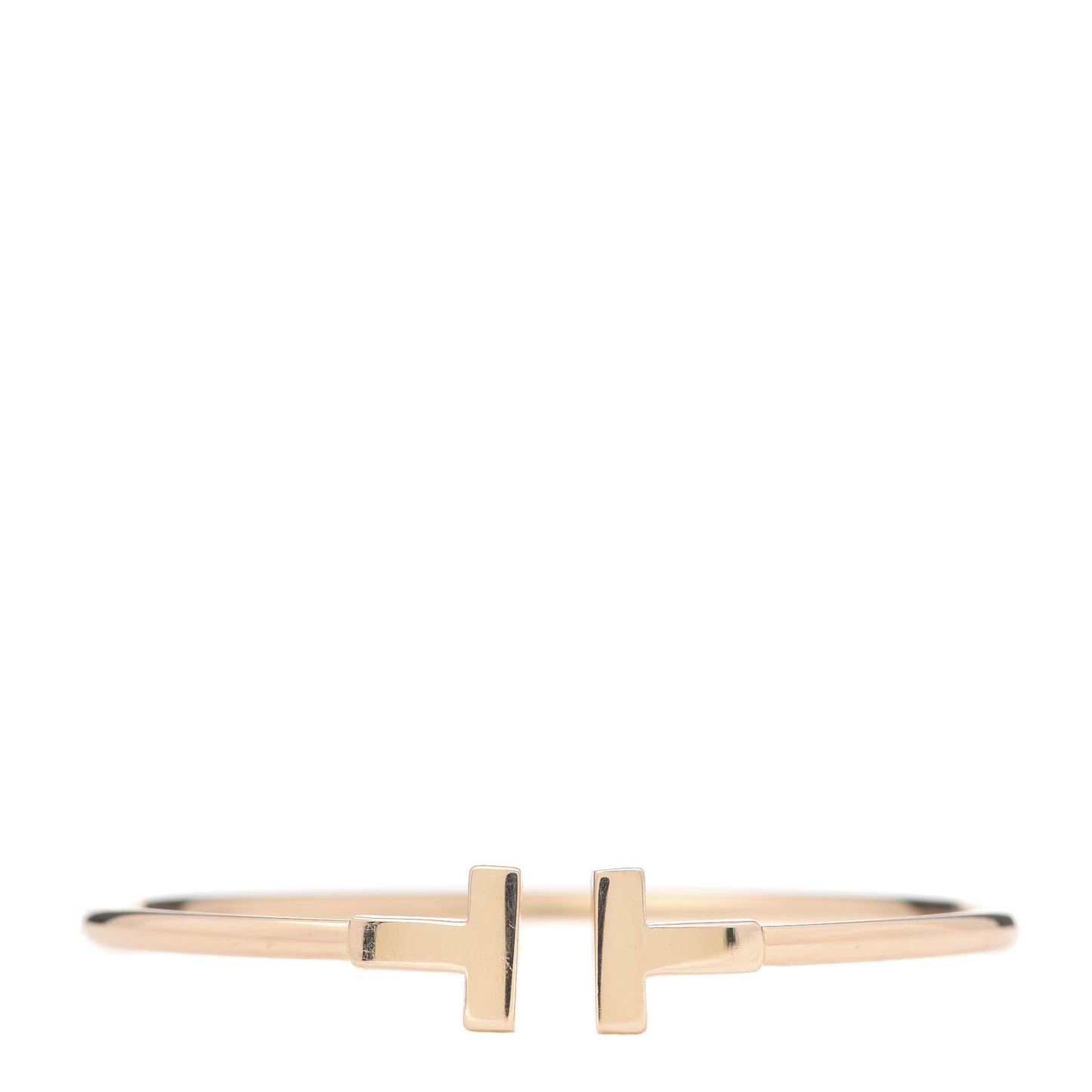 18K Yellow Gold T Wire Bracelet