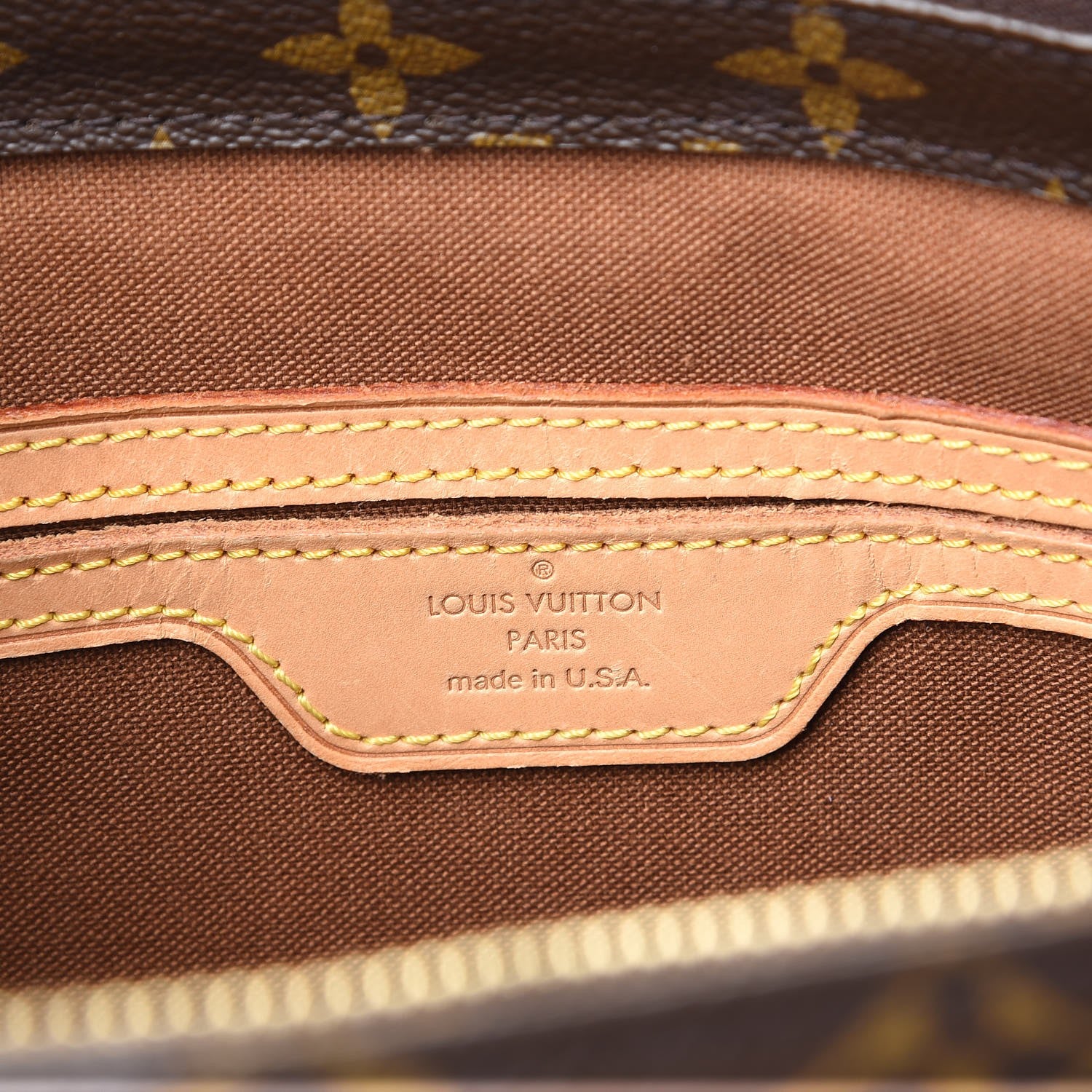 Louis Vuitton Monogram Cabas Mezzo 5 of 6