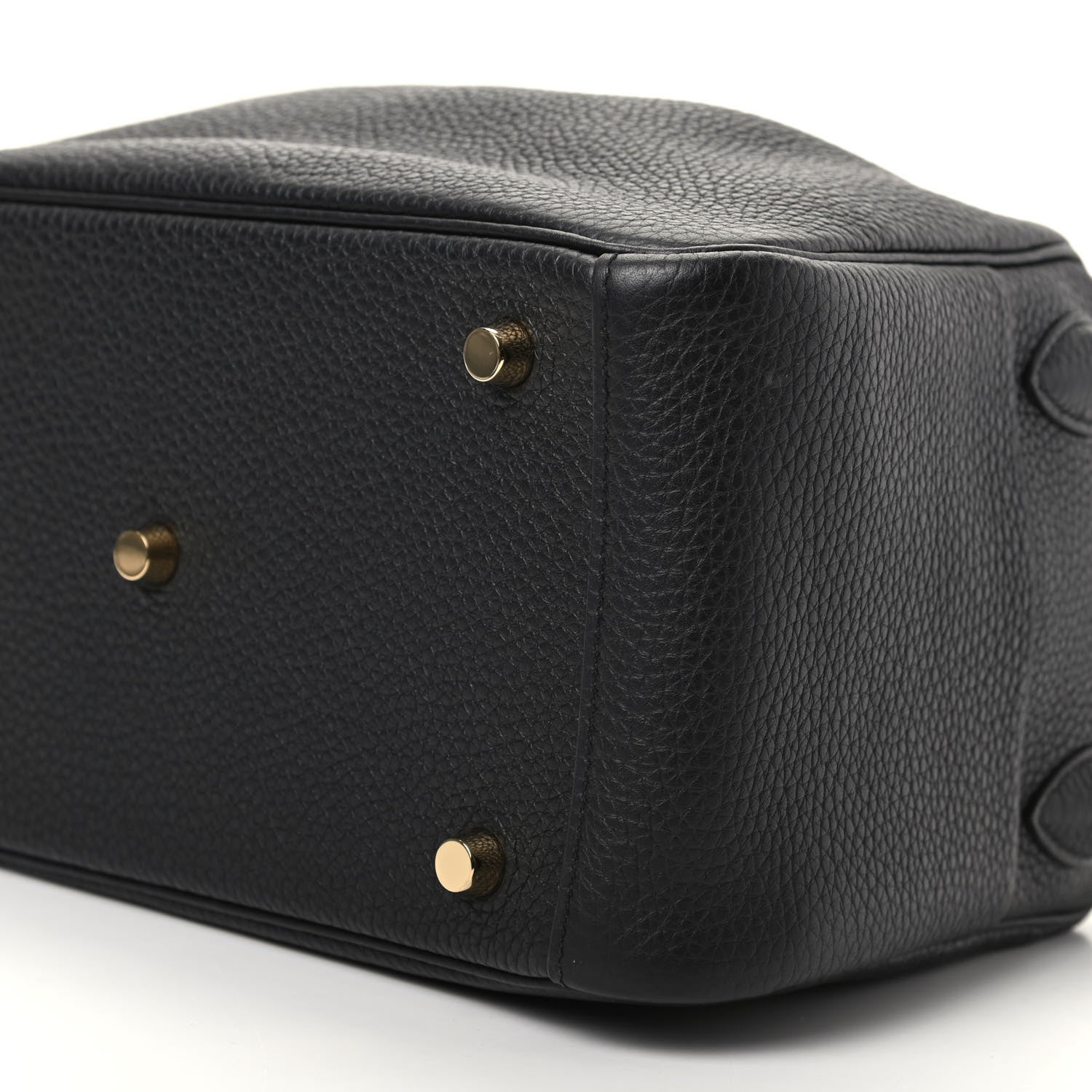 Hermes Taurillon Clemence Lindy 26 Black 7 of 10