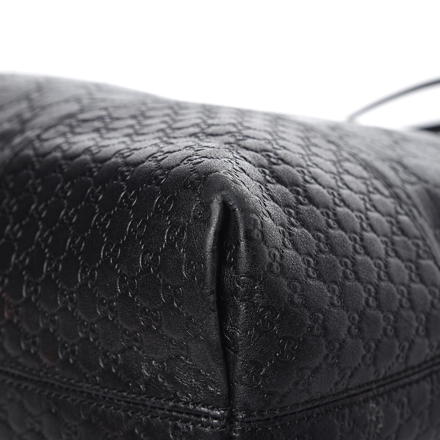 Gucci Guccissima Medium Bree Shoulder Bag Black 11 of 16