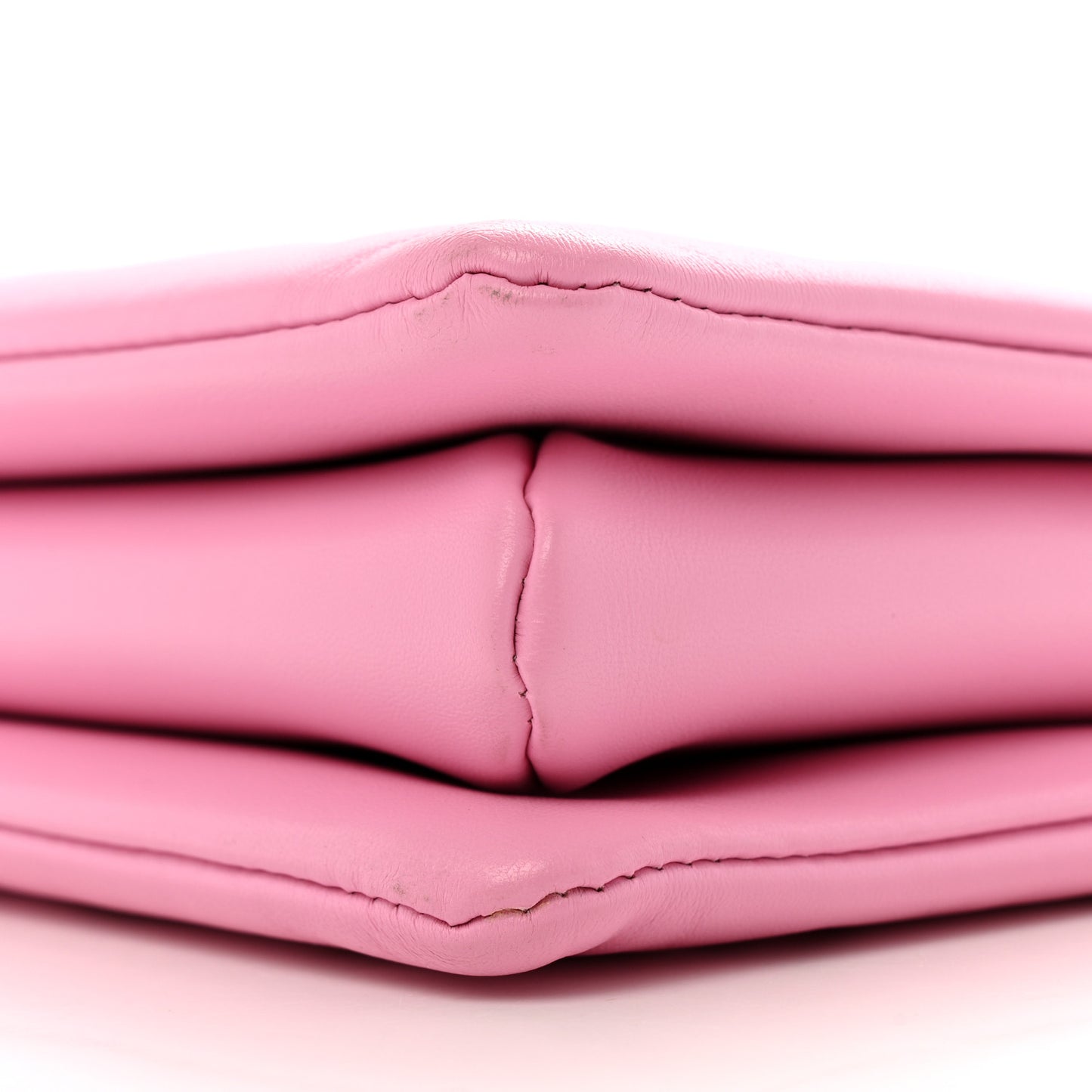 Lambskin Embossed Monogram Coussin PM Rose Bonbon