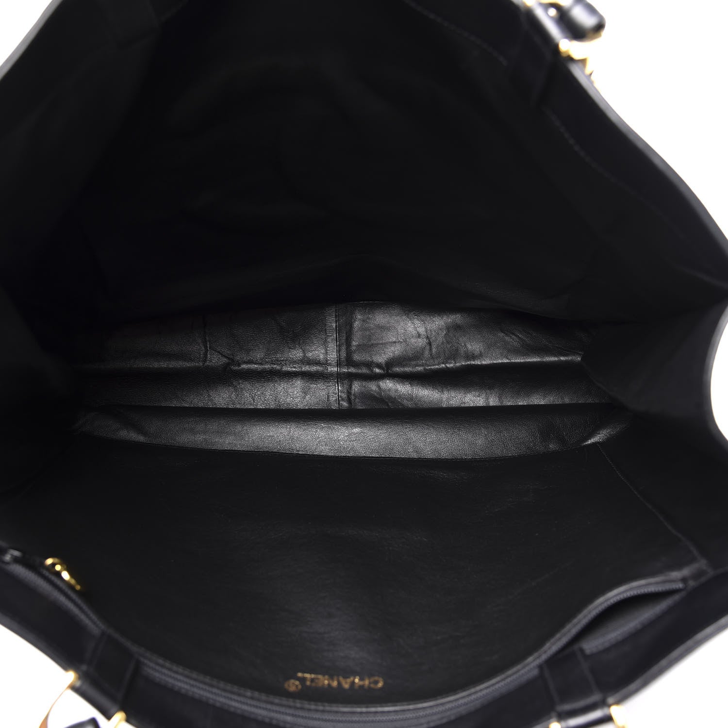 Chanel Lambskin CC Tote Black 4 of 11