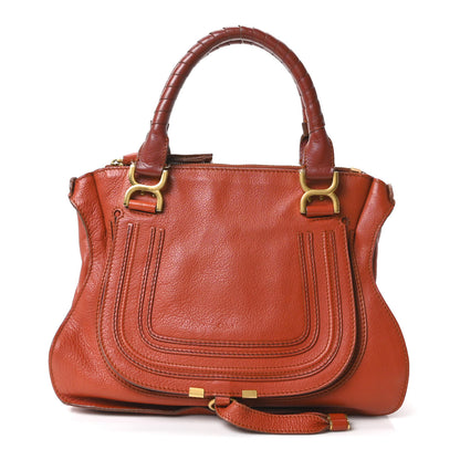 Chloe Calfskin Medium Marcie Satchel Red 1 of 10