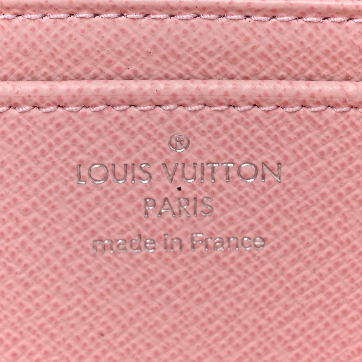 Epi Twist Wallet Rose Ballerine