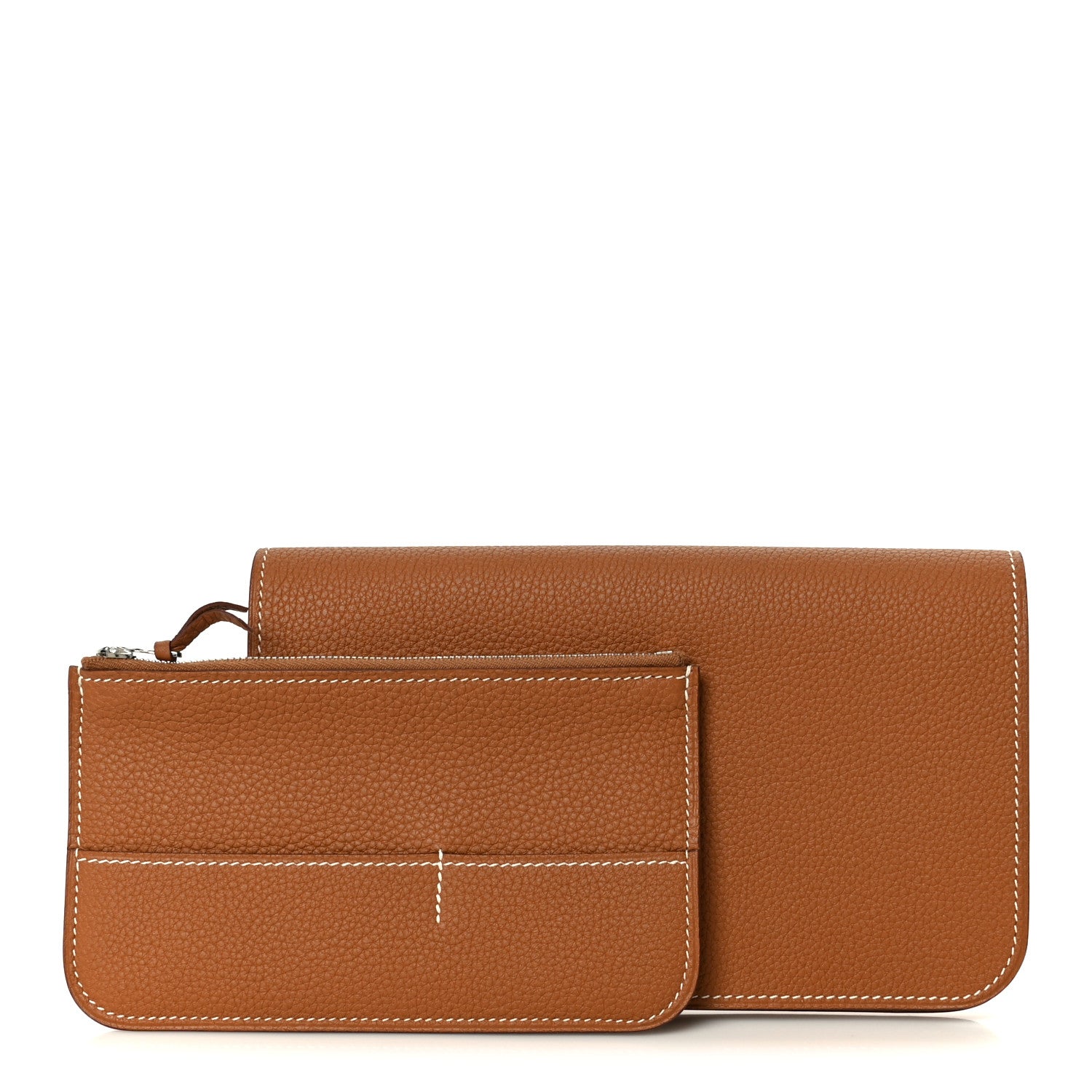 Hermes Togo Dogon Duo Wallet Gold 3 of 12