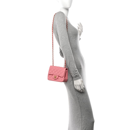 Chanel Lambskin Quilted Mini Square Flap Light Pink 2 of 11