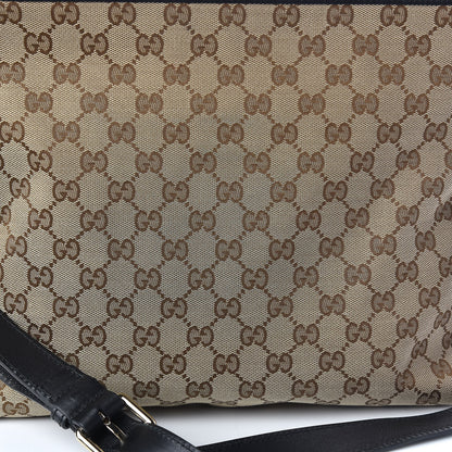 Gucci GG Monogram Web Flat Messenger Bag Black 11 of 11