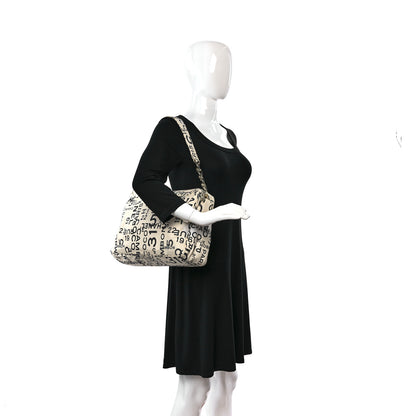 Chanel Canvas 31 Rue Cambon Shoulder Bag White Blue 2 of 12