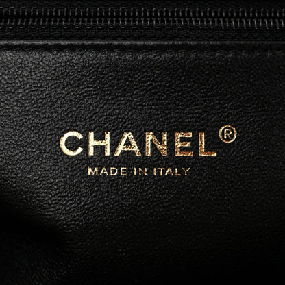 Chanel Caviar Quilted Small CC Filigree Flap Beige Black 6 of 10