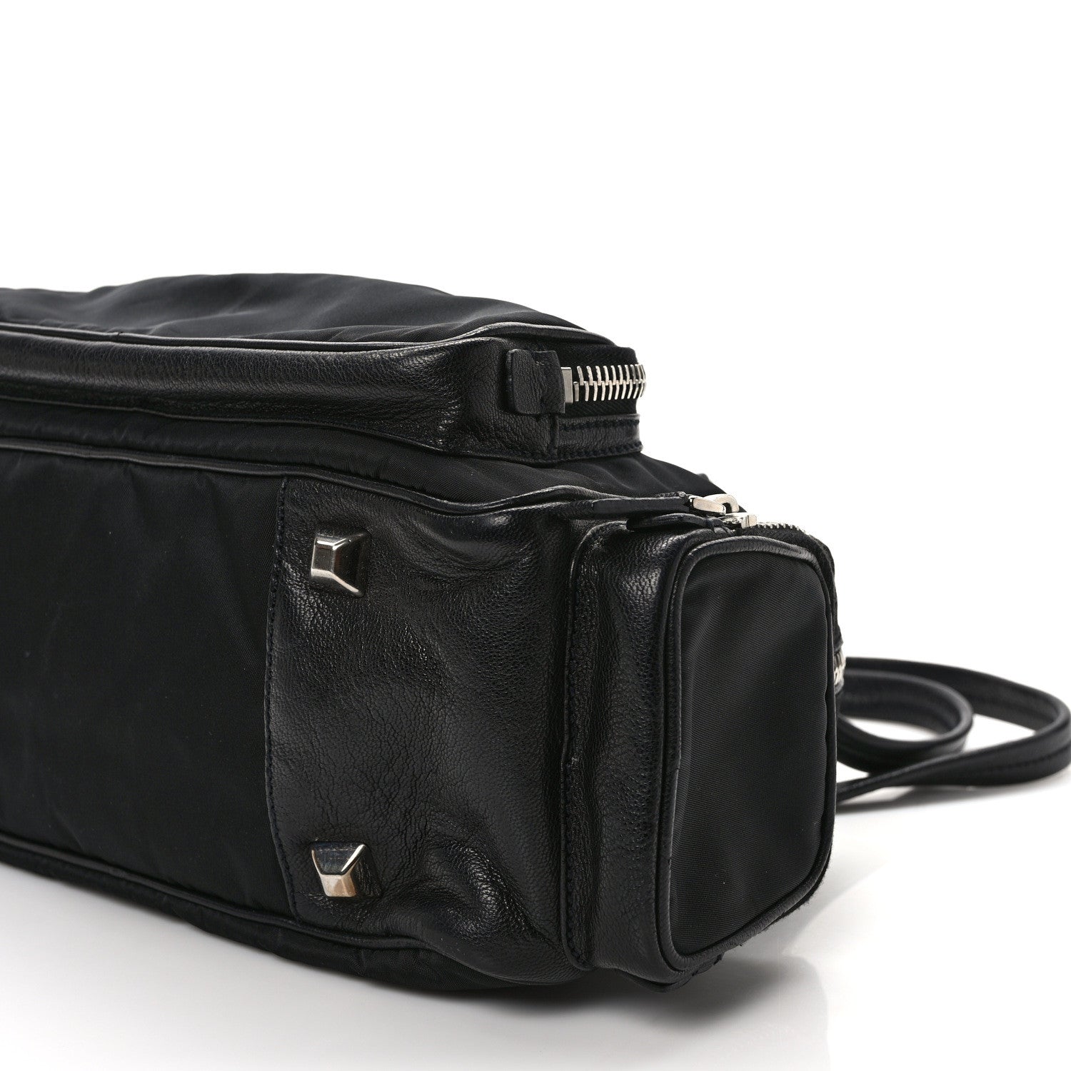 Prada Tessuto Nylon Shoulder Bag Black 7 of 7