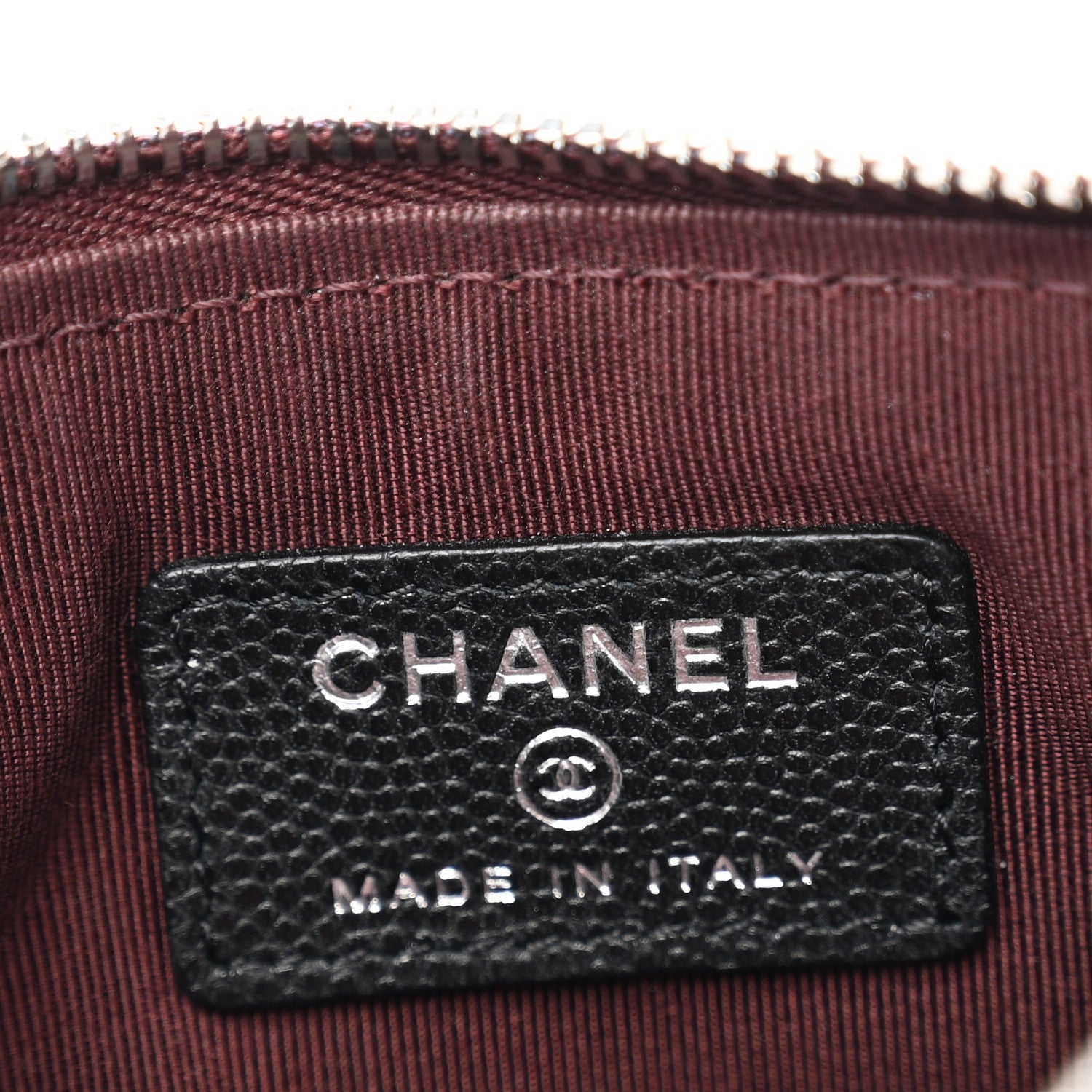 Chanel Caviar Quilted Small Pouch Black 6 of 9