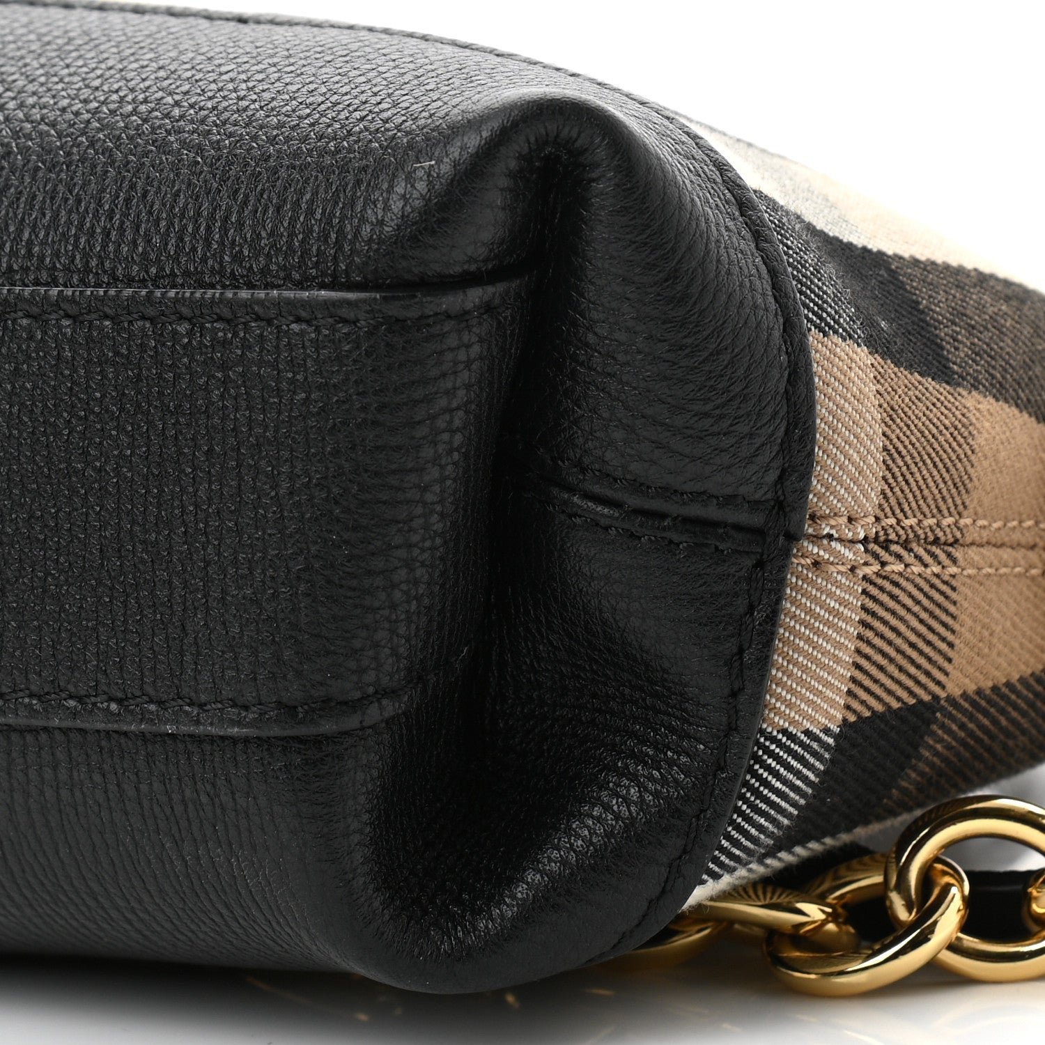 Burberry Derby House Check Abingdon Convertible Clutch Black 11 of 12