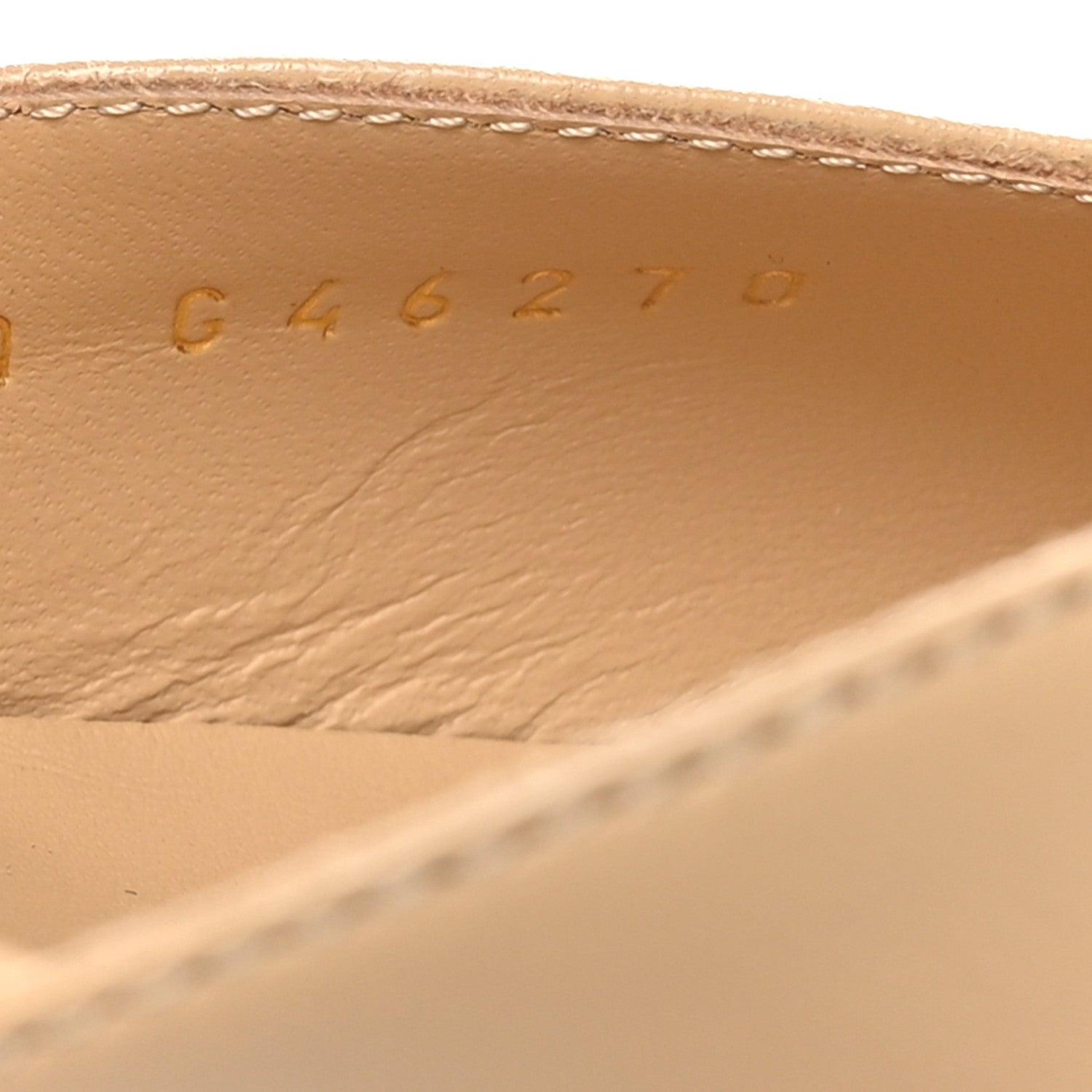 Chanel Lambskin Patent Cap Toe Crystal Enamel CC Mary Jane Slingback Flats 39 Beige Black 9 of 9