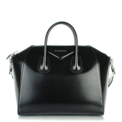 Givenchy Shiny Lord Calfskin Medium Antigona Black 1 of 7