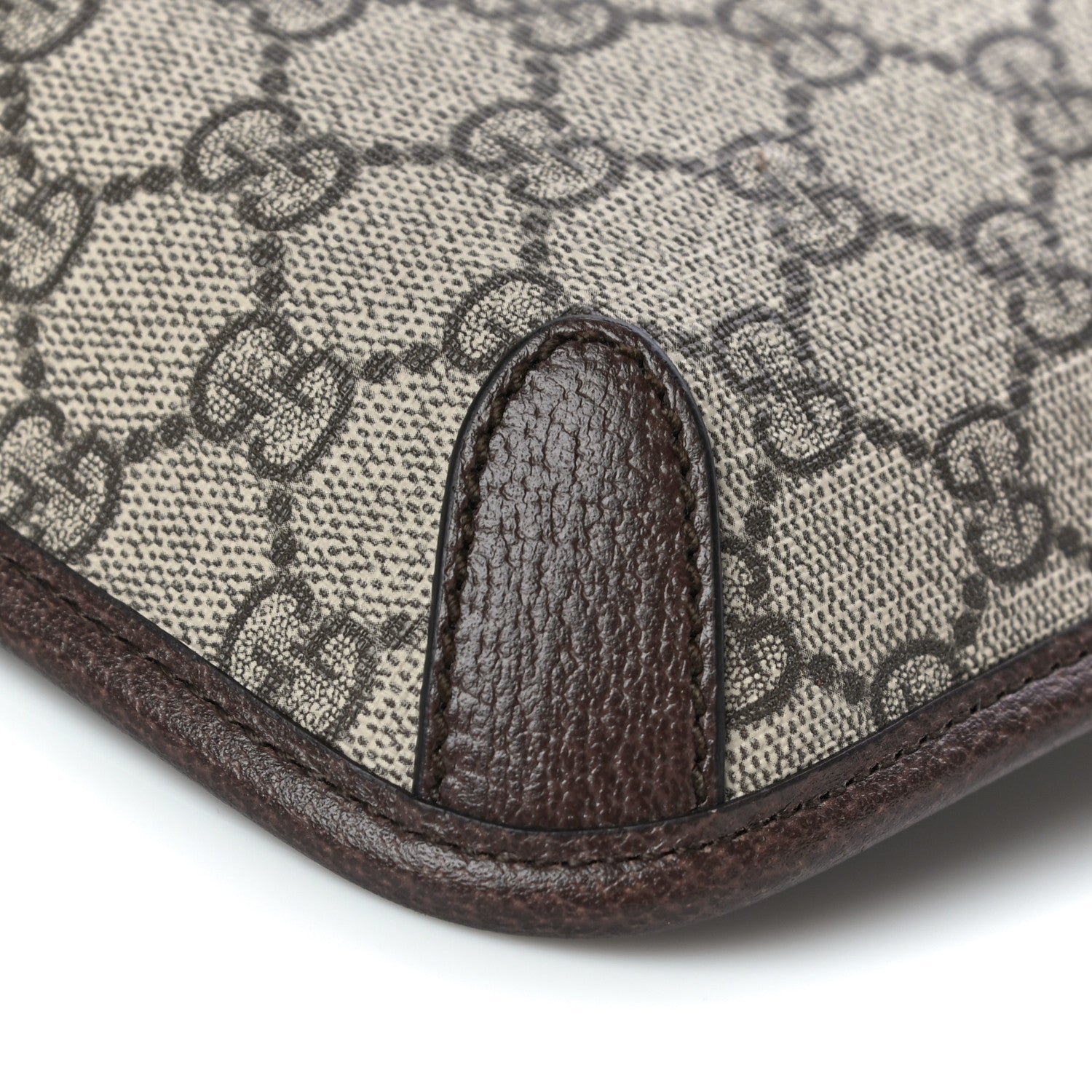 Gucci GG Supreme Monogram Web Medium Neo Vintage Flap Messenger Bag Beige New Acero 11 of 12