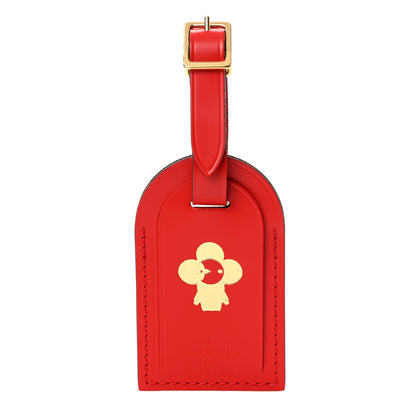 Louis Vuitton Calfskin Luggage Tag Red 1 of 3