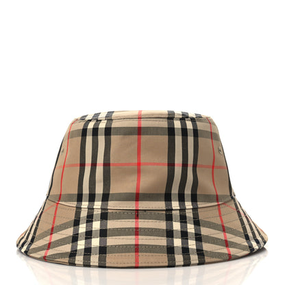 Burberry Technical Cotton Vintage Check Bucket Hat M Archive Beige 3 of 9