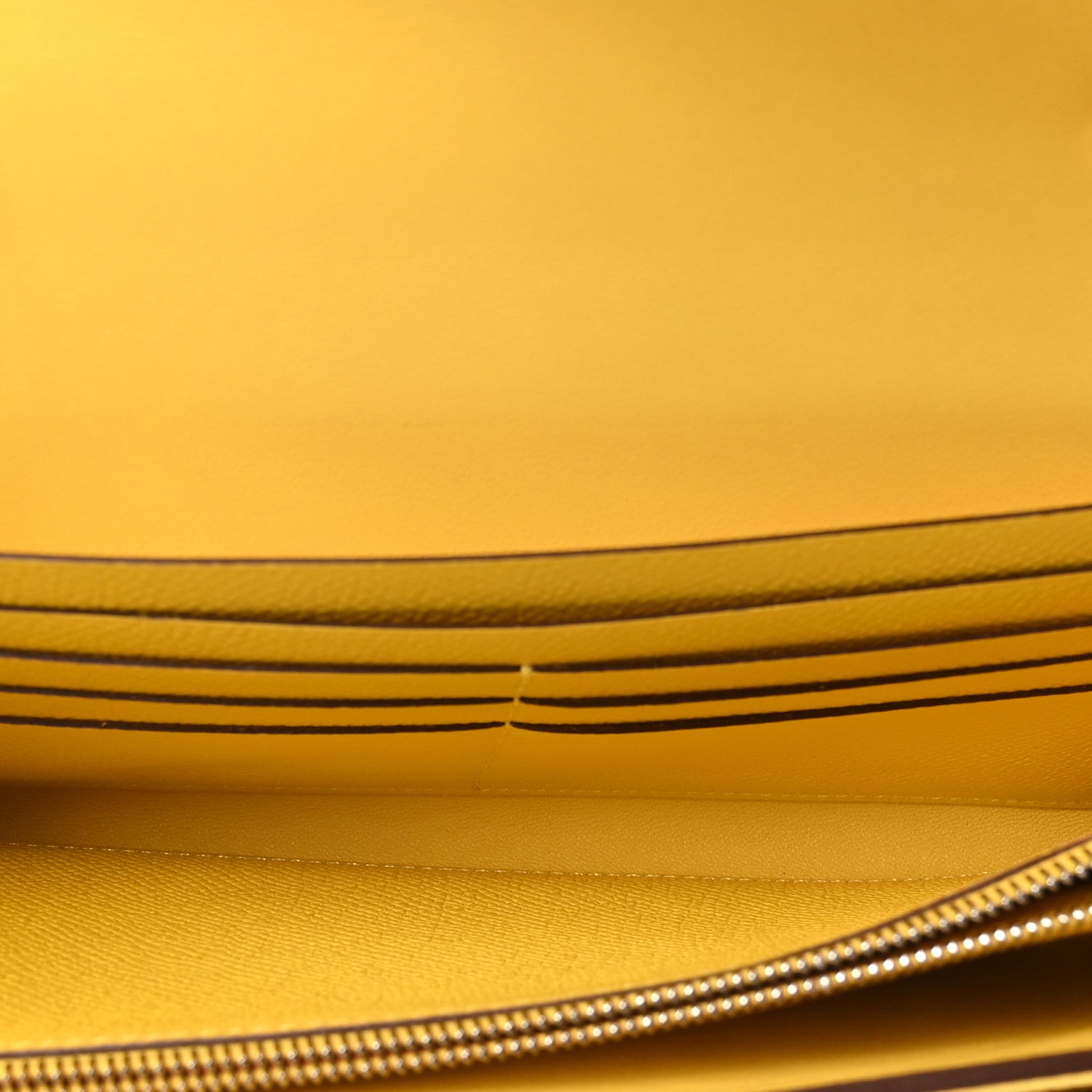 Hermes Epsom Constance Long Wallet To Go Jaune de Naples 5 of 10