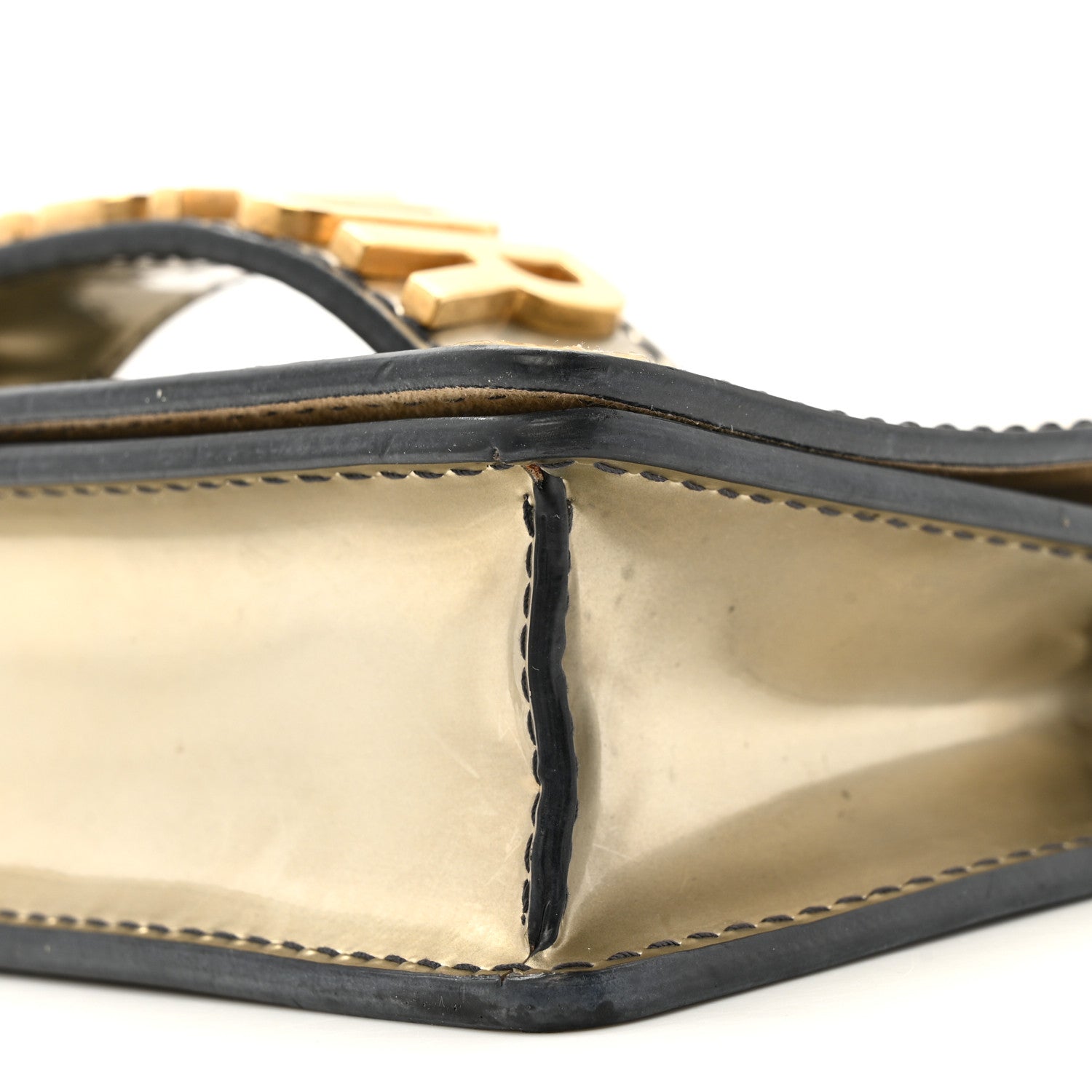 Christian Dior Metallic Calfskin J'Adior Mini Chain Flap Bag Gold 10 of 15