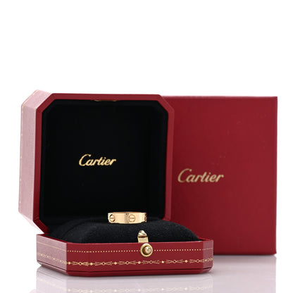 Cartier 18K Yellow Gold 5.5mm LOVE Ring 55 7.25 5 of 5