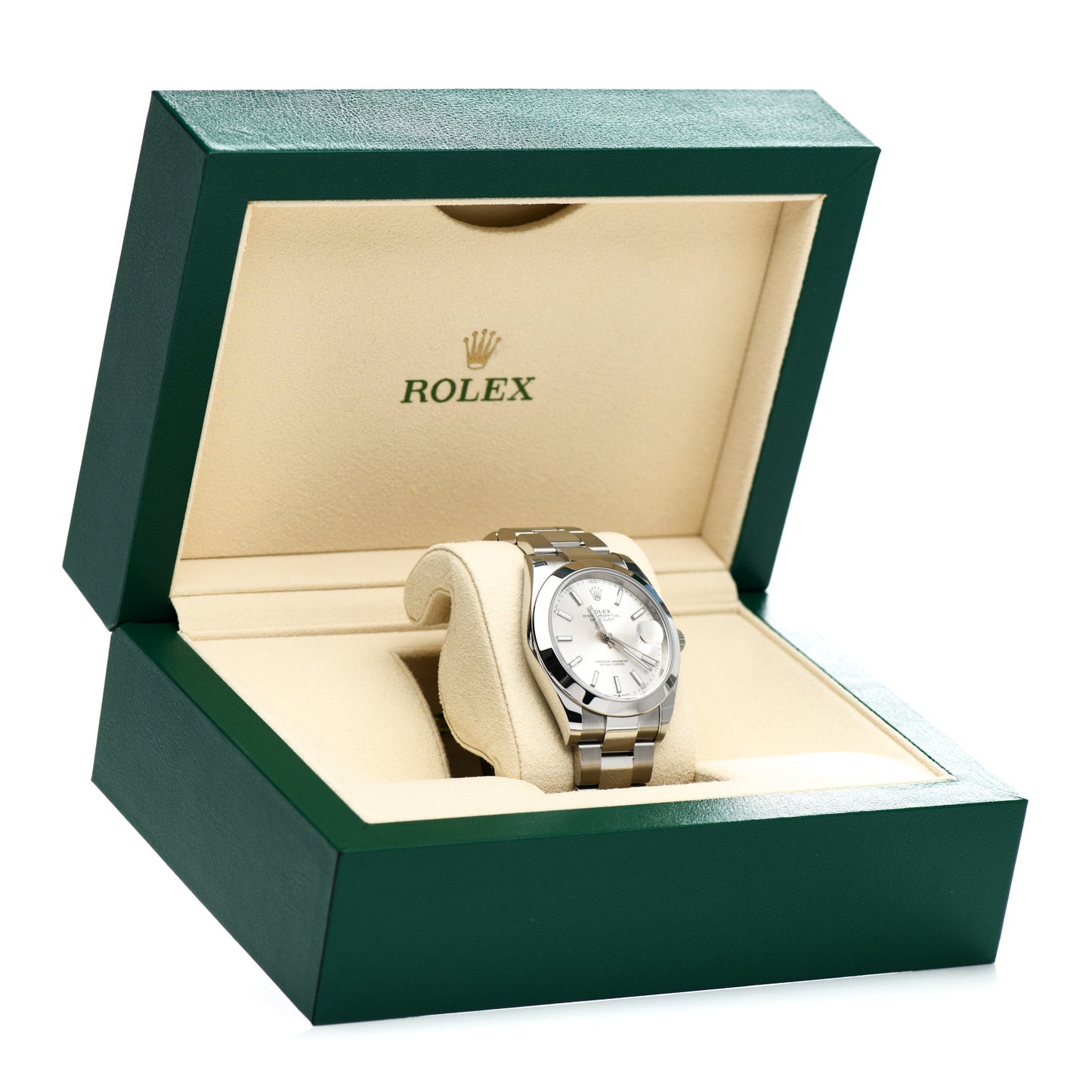 Stainless Steel 41mm Oyster Perpetual Datejust Watch Silver 126300
