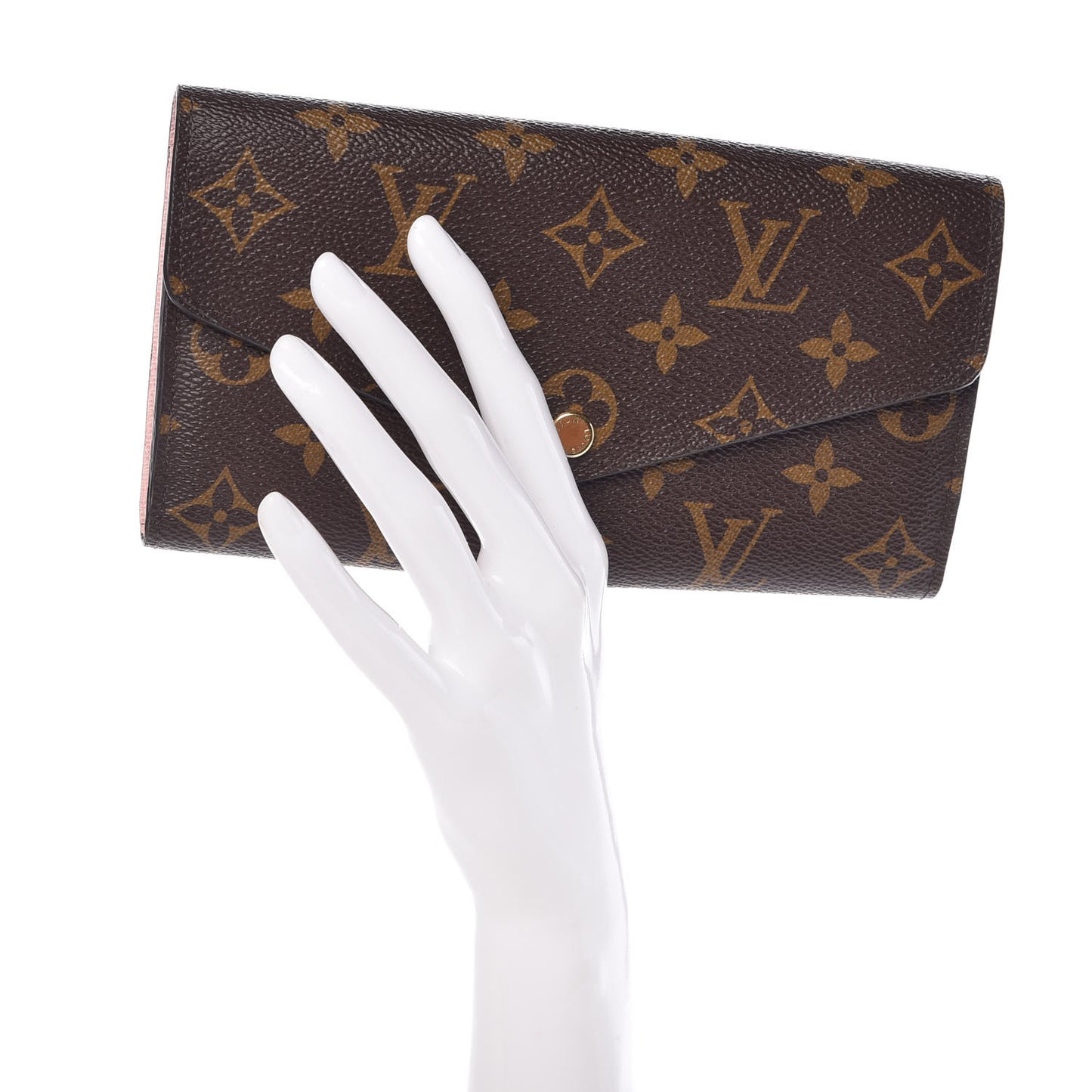 Monogram Sarah Wallet NM Rose Ballerine