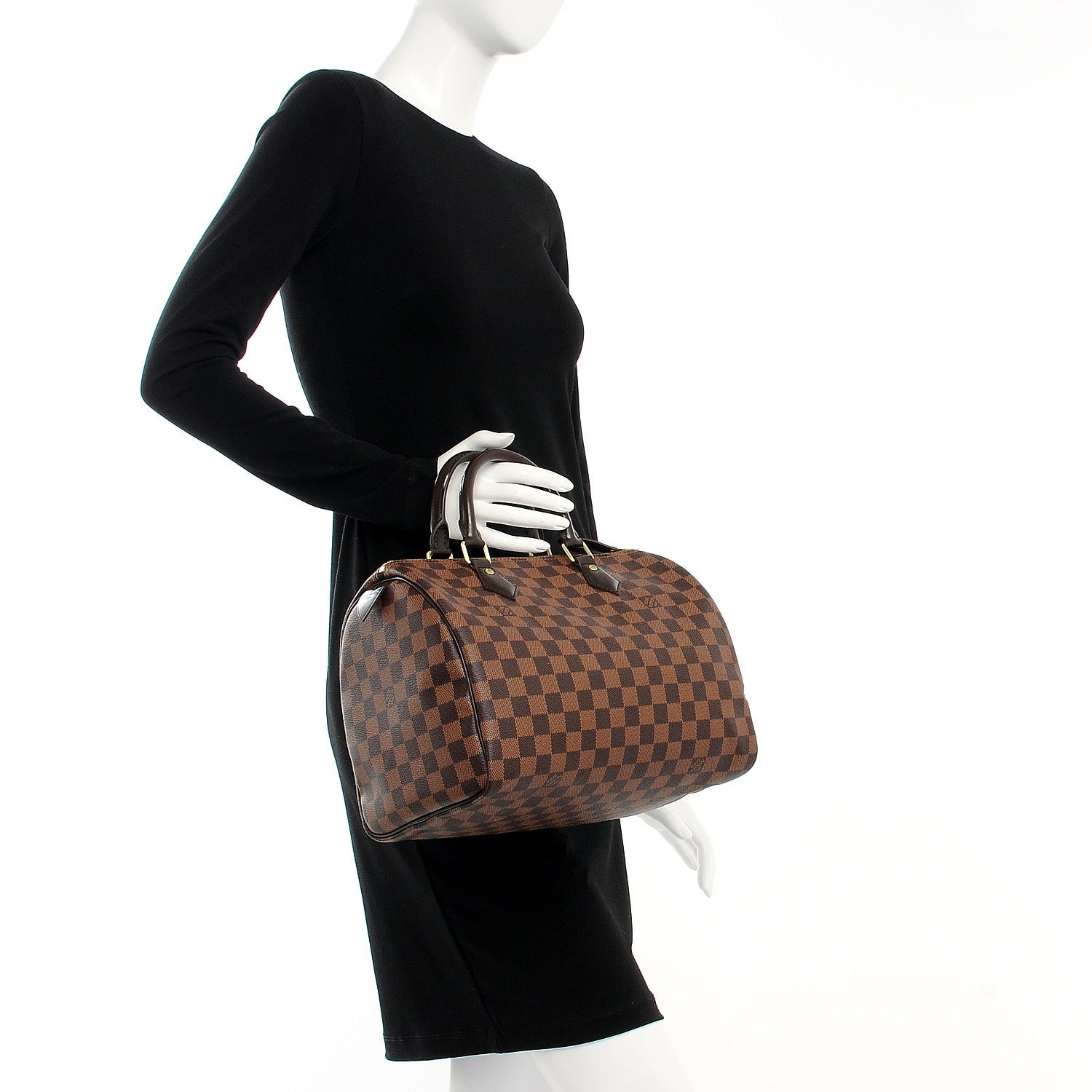 Louis Vuitton Damier Ebene Speedy 30 2 of 7
