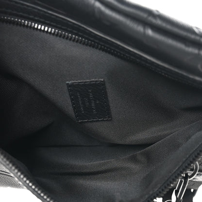 Louis Vuitton Calfskin Shadow Monogram Duo Slingbag Black 6 of 10