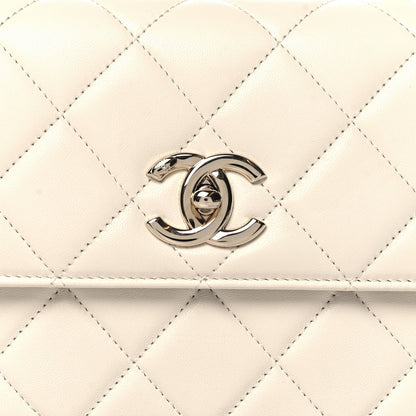 Chanel Lambskin Quilted Small Trendy CC Dual Handle Flap Bag White 8 of 11