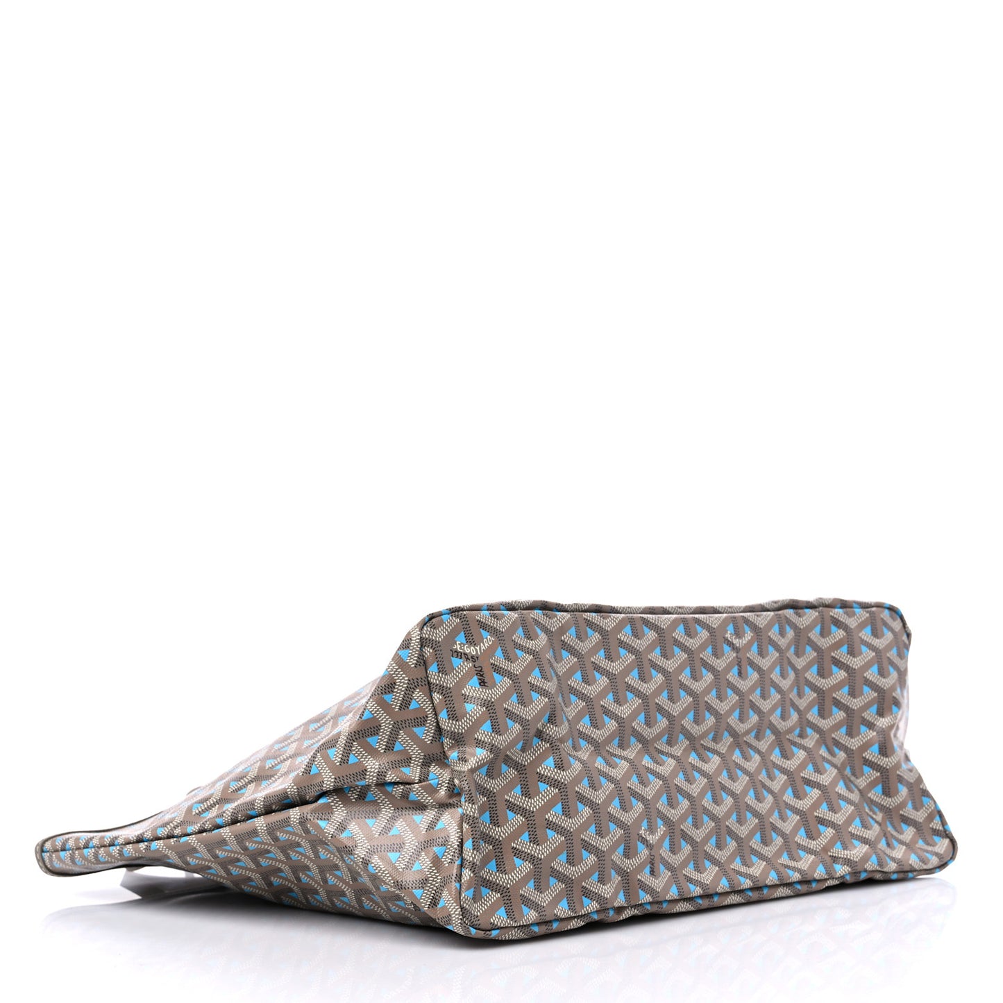 Goyardine Saint Louis Claire Voie PM Grege Turquoise