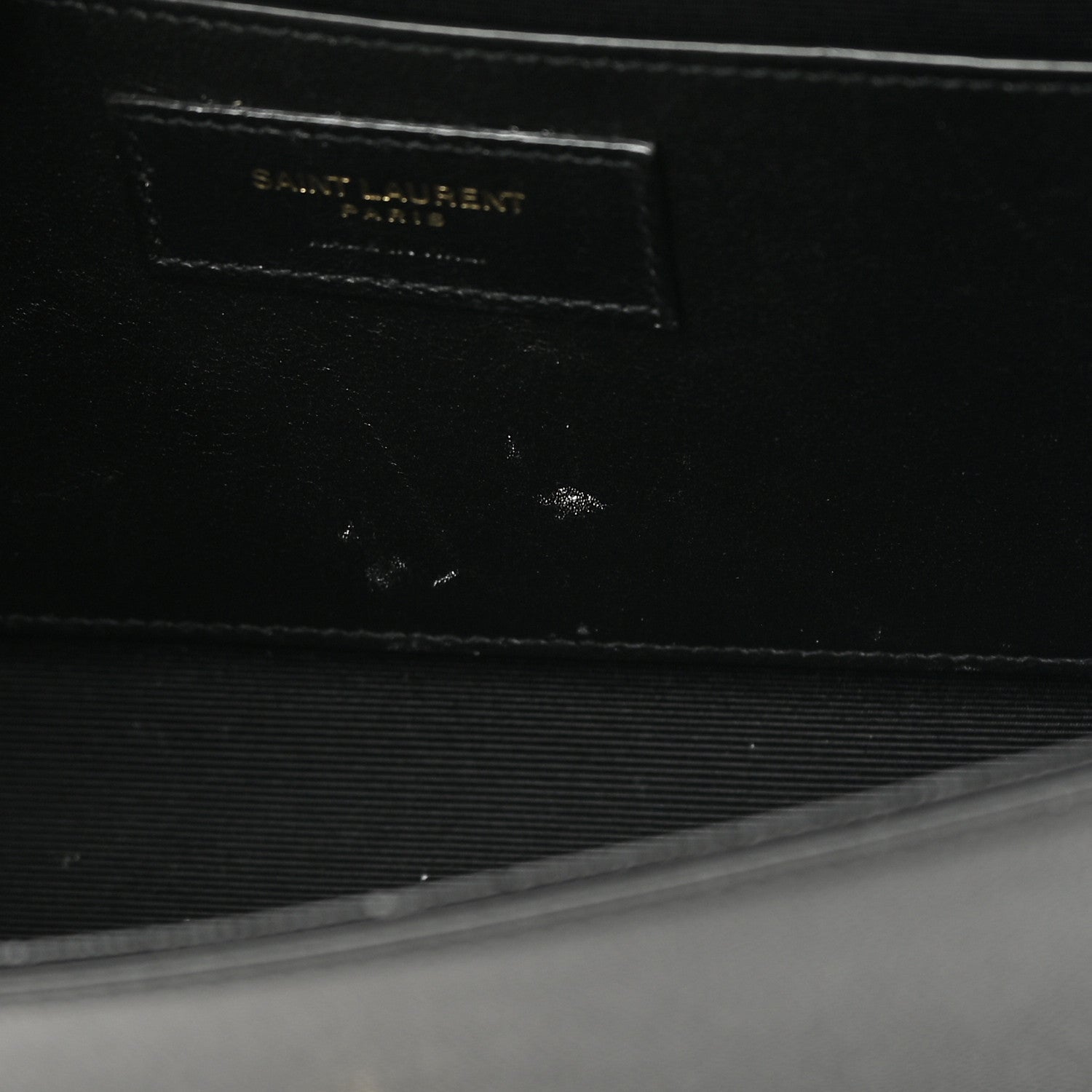 Saint Laurent Grain De Poudre Medium Classic Monogram Kate Satchel Black 11 of 13