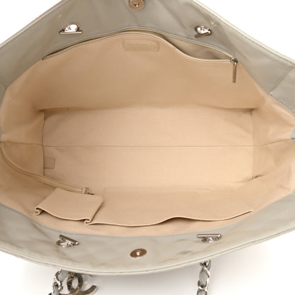 Chanel Vinyl Quilted Large In The Business Tote Light Grey 5 of 20