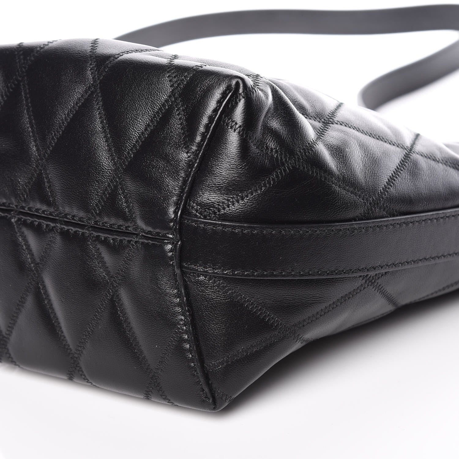 Givenchy Lambskin Quilted Mini GV Bucket Bag Black 6 of 9