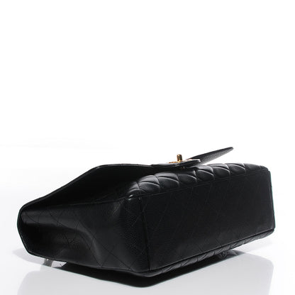 Chanel Caviar Quilted Maxi Single Flap Black 4 of 8