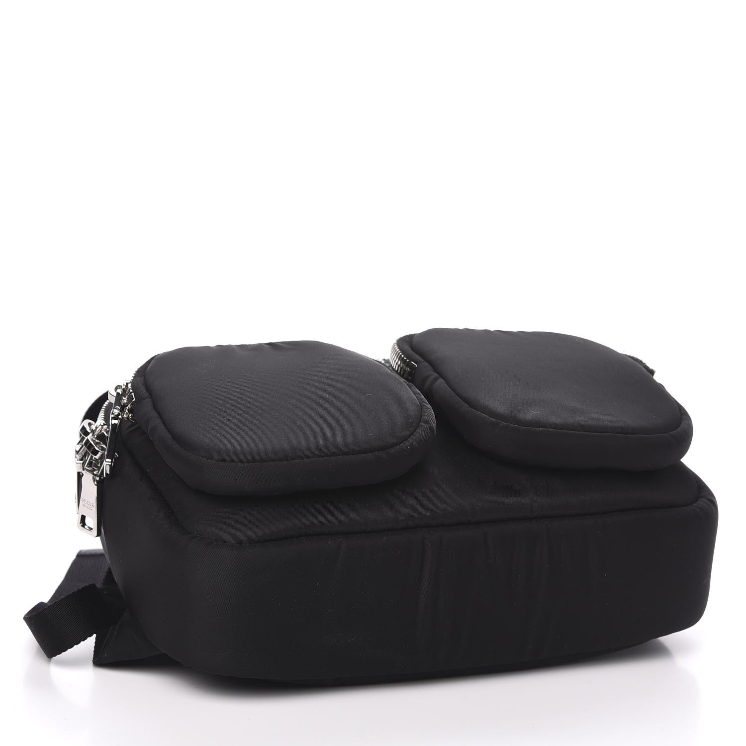 Prada Tessuto Nylon Pocket Top Handle Cargo Bag Black Fuoco 3 of 8