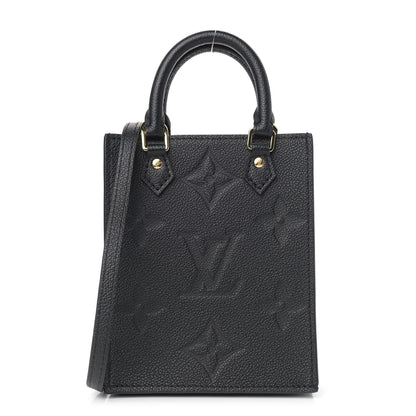 Louis Vuitton Empreinte Monogram Giant Petit Sac Plat Black 1 of 8