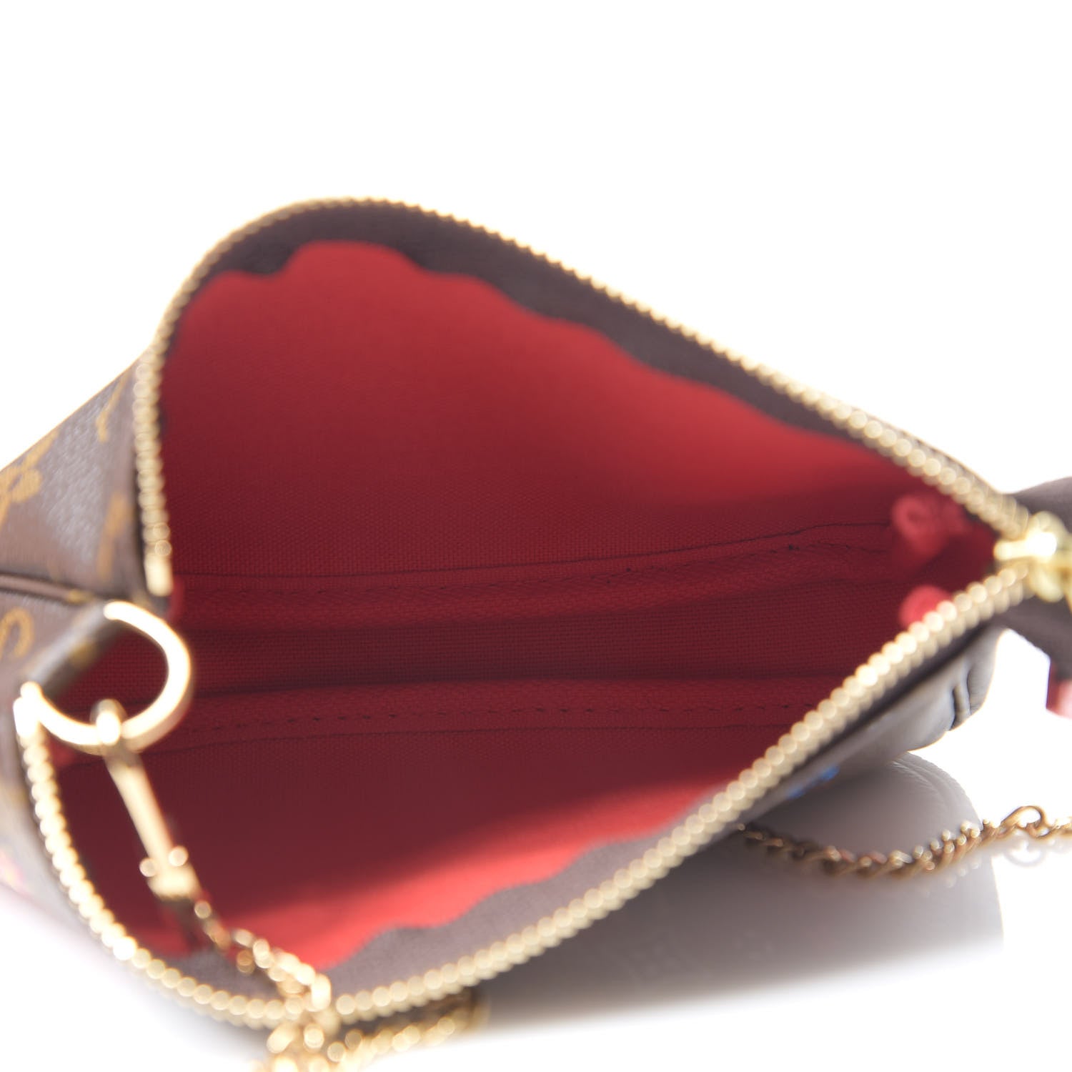 Louis Vuitton Monogram 2020 Christmas Animation Bumper Cars Mini Pochette Accessories Coquelicot 4 of 7