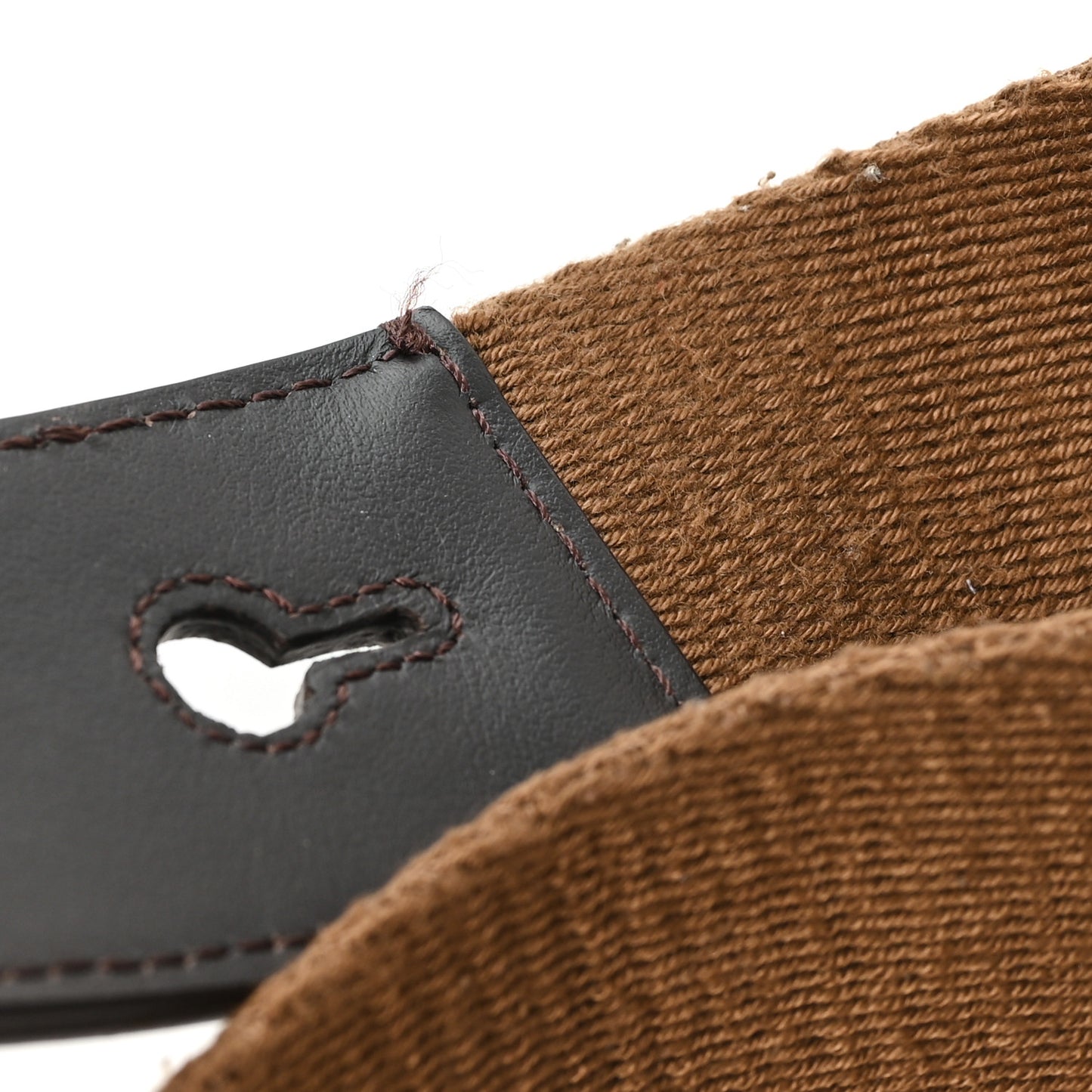Ribbon Vitello Century FF 1974 Flat Studded Strap You Fango Marrone Ebano