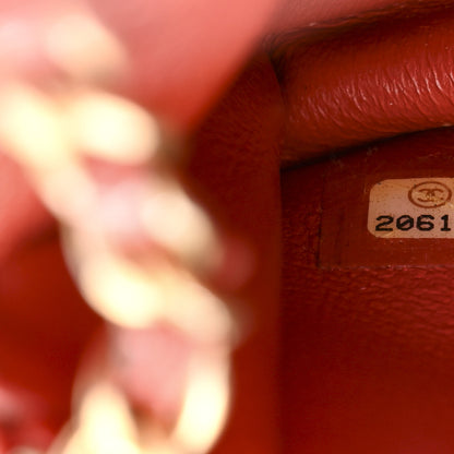 Chanel Caviar Quilted Extra Mini Flap Red 7 of 10