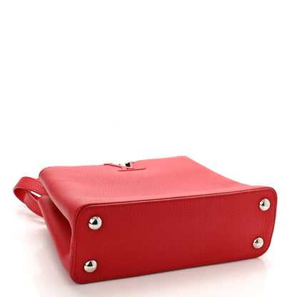 Louis Vuitton Taurillon Capucines BB Rubis 5 of 10