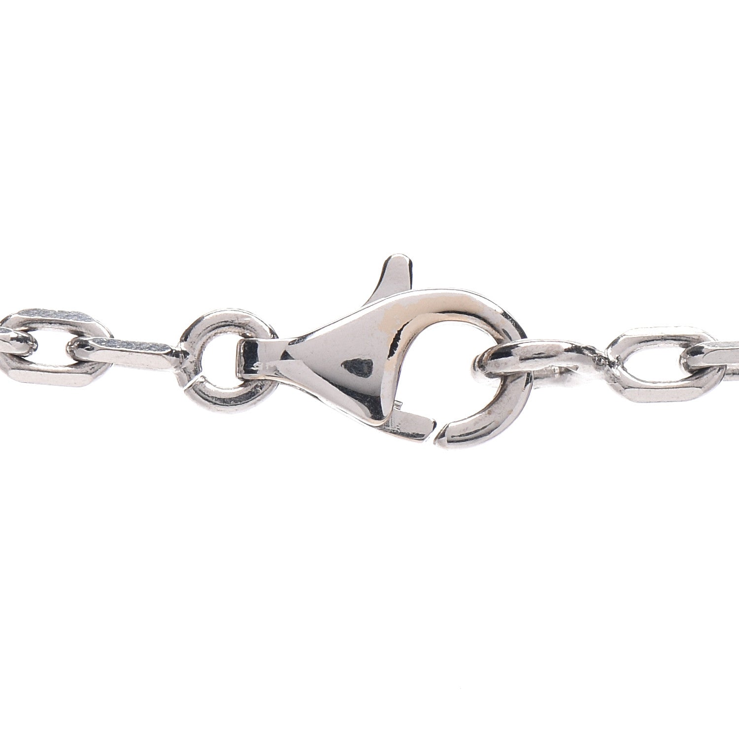 Van Cleef & Arpels 18K White Gold Mother of Pearl 10 Motifs Vintage Alhambra Necklace 4 of 5