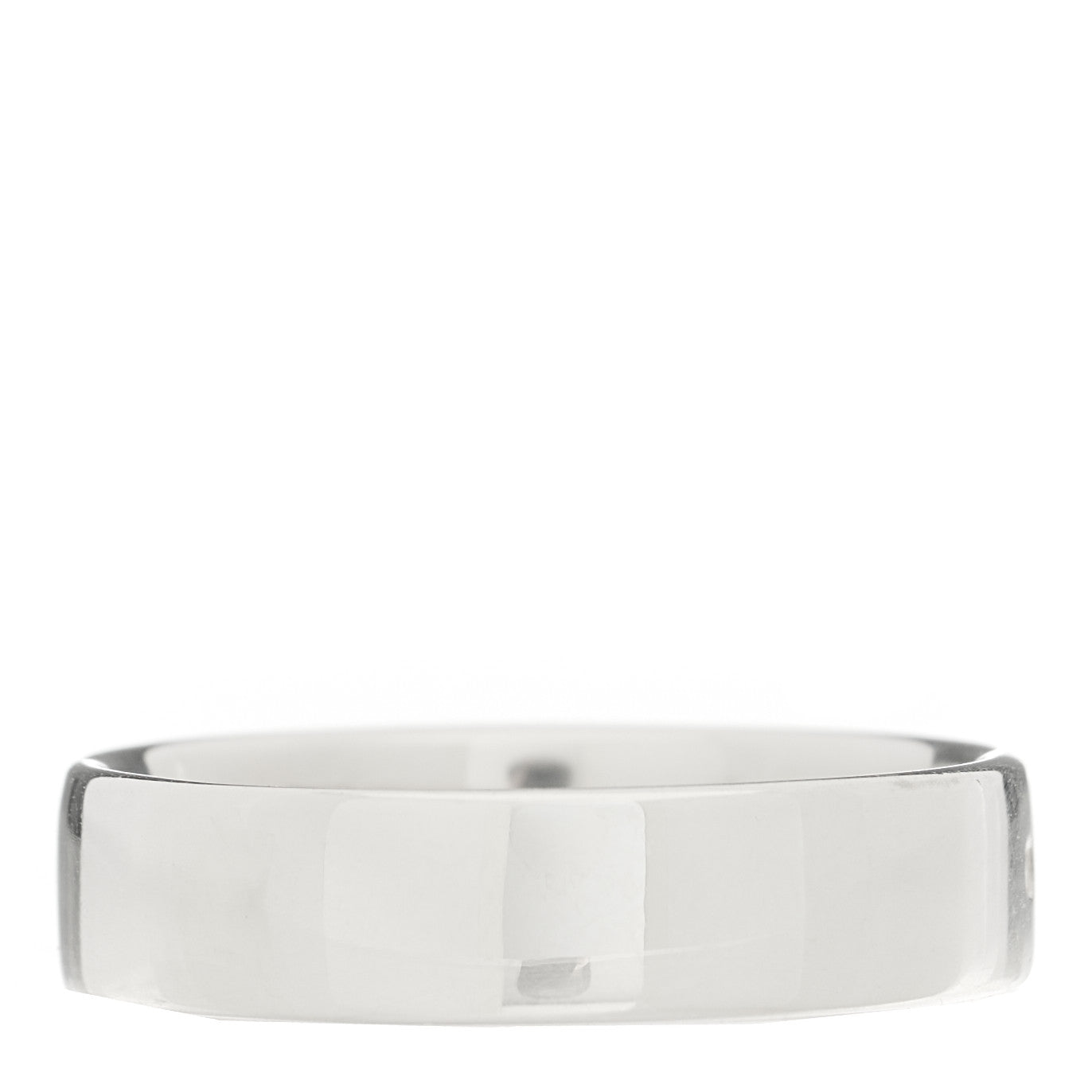 Tiffany Sterling Silver Diamond Return to Tiffany Narrow Ring 67 11.75 3 of 6