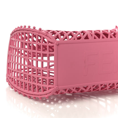 Fendi Recycled Plastic Vitello Liberty Matte Small Fendi Basket Rosa 10 of 13