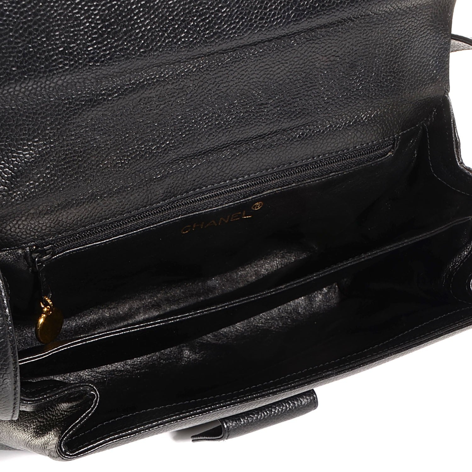 Chanel Caviar Medium Shoulder Bag Black 5 of 7