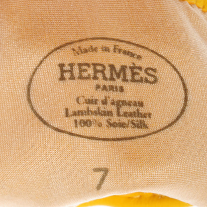 Hermes Lambskin Gloves Size 7 3 of 4