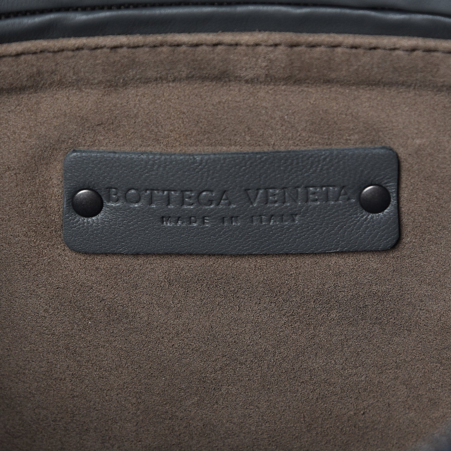 Nappa Intrecciato Pillow Crossbody Messenger Light Grey