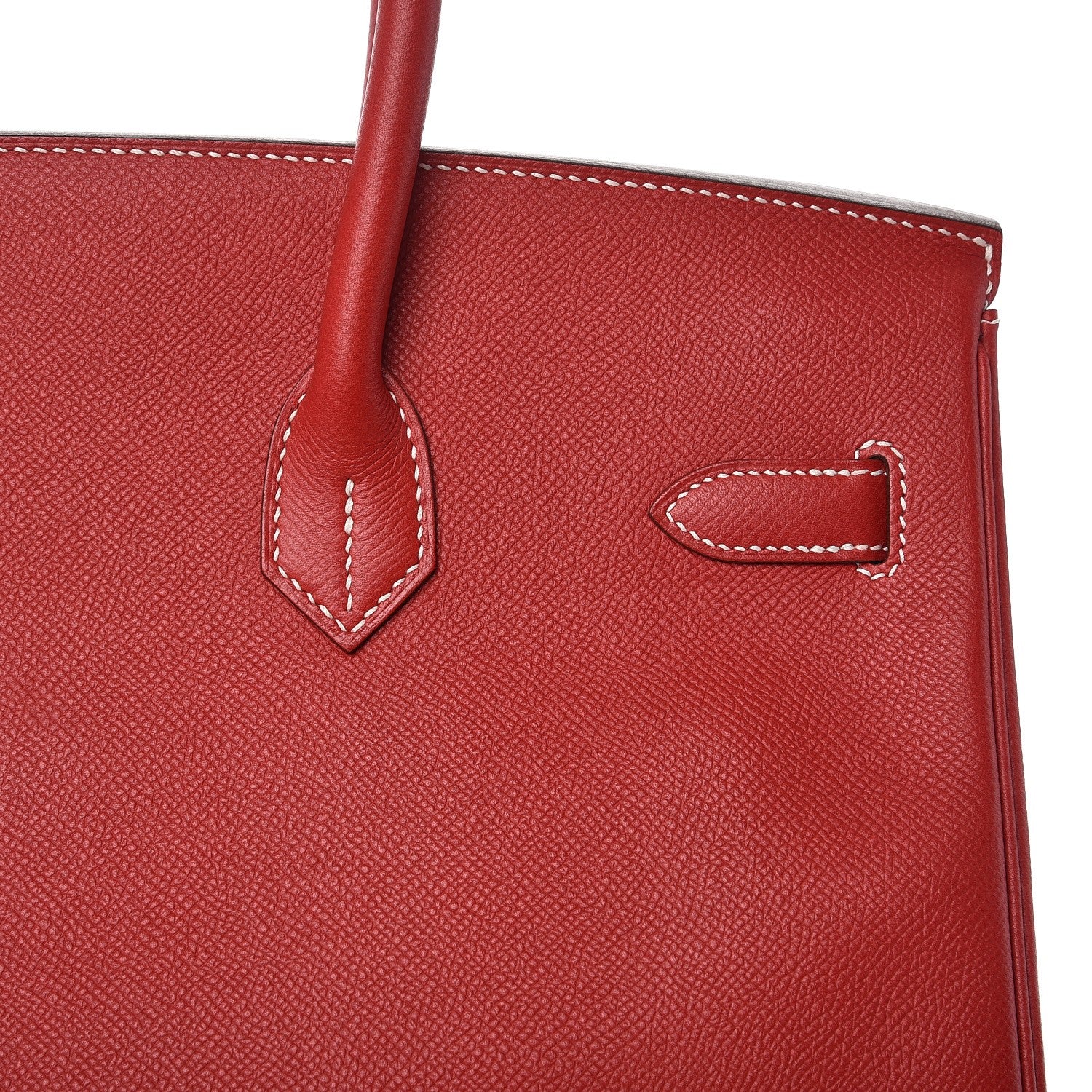 Hermes Epsom Candy Birkin 35 Rouge Casaque Bleu Thalassa 23 of 35