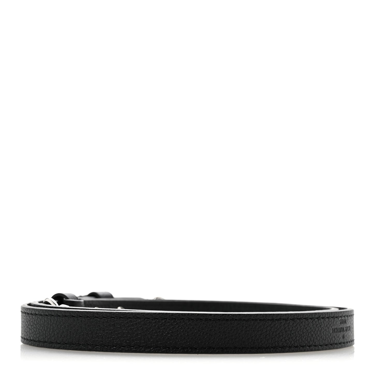Calfskin Buci Shoulder Strap Black